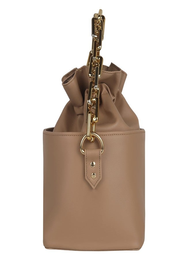 FADAK Women's Fashionable Potli Bag - Brown - Image 4